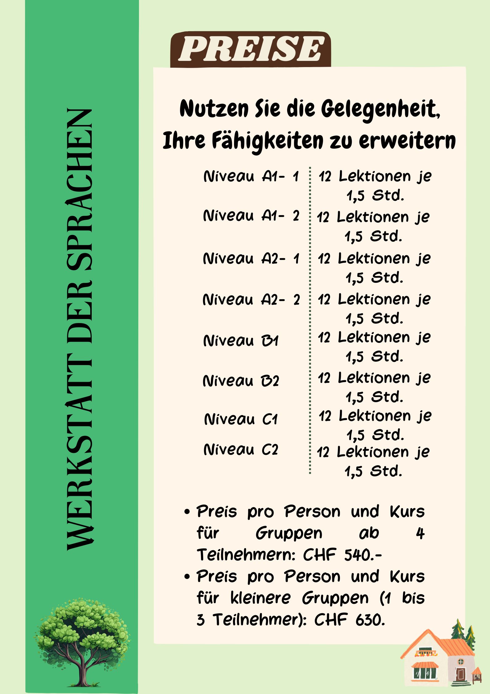 Afiche de escuela crema y café textos informativos